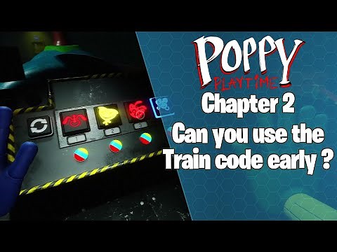 Can you skip half the game in Poppy Playtime Chapter 2 by using the train code early?