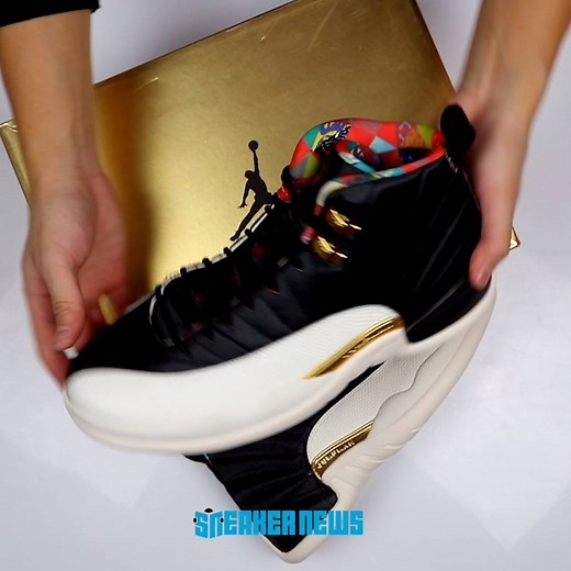 30K views · 932 reactions | Check out the special-edition Chinese New Year Air Jordan 12 Release Info: https://snkrne.ws/2EQzRjm Full Unboxing: https://snkrne.ws/2VSVYM8 | sneakernews.com | Facebook