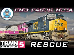 ES44C4 CSX Rescue Train (Custom Livery) ‪@TrainSimWorld‬ ​‪@CSXOfficial‬ ​