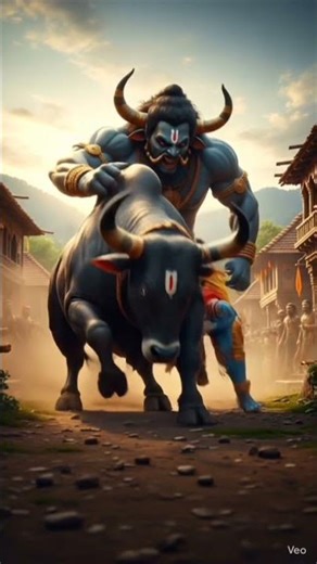 🙏 Shri Krishna Ki Leela Dekhkar Sab Hairaan 😱 | #radhakrishna #aivideo #shortstory