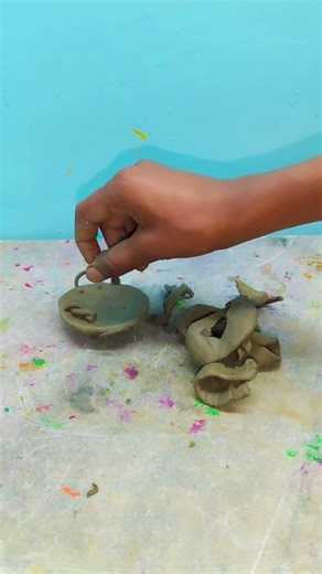 Amazing Mini Clay Kitchen Set Making | DIY Miniature Kitchen | Handmade Clay Art#miniatureart #clay