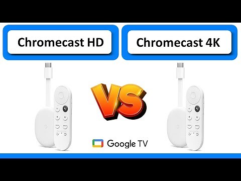 Chromecast HD vs Chromecast 4K con Google TV