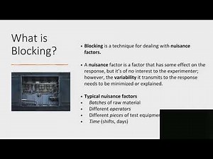 Fractional Factorial design
