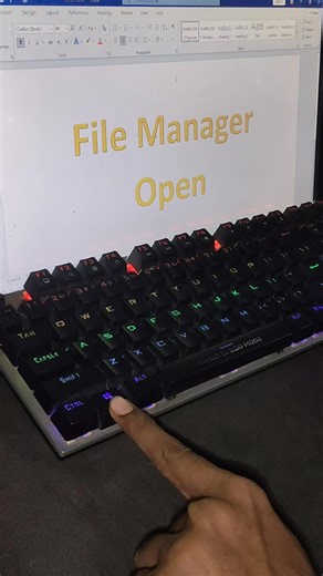 2.2K views · 23 reactions | File Manager Open Shortcuts Key's #computer #excelshortcuts #word | NECI Computer Institute | Facebook