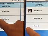 Mississippi touch-screen voting machine appears to change votes