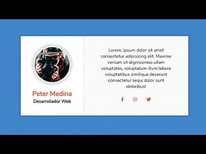 Cómo hacer una tarjeta responsiva (Card) con HTML y CSS
