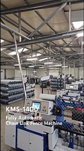 KMS-1400 High Speed Fully Automatic Chain Link Fence Machine #Kamateks