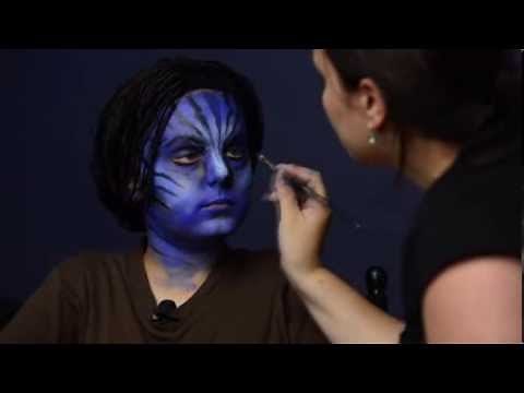 Avatar schminken mit Kiomi Kids / Kinderschminken Anleitung