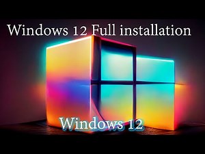 windows 12 installation