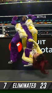 What a #RoyalRumble performance by Lash Legend with not one, not two, but FIVE ELIMINATIONS 👏 #WWEonNetflix | WWEonNetflix