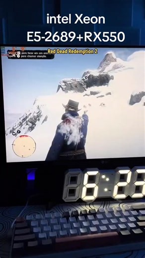 Intel Xeon E5-2689 and RX550 Gaming Performance Test
