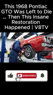 This 1968 Pontiac GTO Was Left to Die… Then This Insane Restoration Happened | V8TV