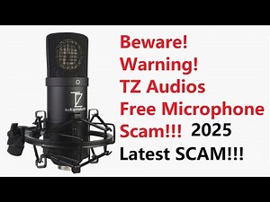 Beware! Warning! TZ Audios Free Microphone Scam - New Scam with New Website Domain
