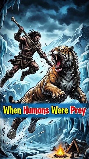 The Most Dangerous Predator | That Hunted Humans. #iceage #history #preditor #survival #shorts.