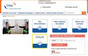 Comment savoir si votre employeur a utilisé Cesu + ? C'est facile, vous retrouvez, dès le lendemain de la déclaration, dans la rubrique "mes virements" de votre compte en ligne les montants qui seront crédités sur votre compte bancaire. | Urssaf Particuliers