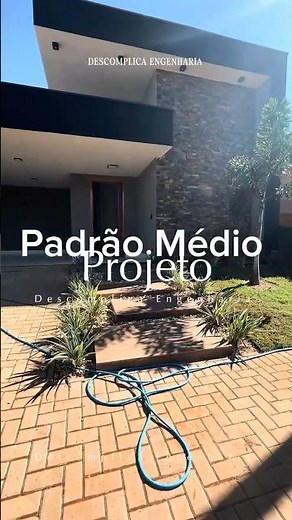 CASA MÉDIO PADRÃO COM PISCINA PROJETO - Essa área de lazer ficou perfeita