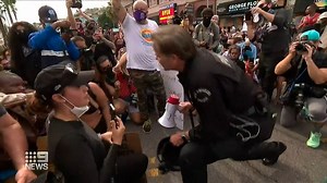 Peaceful protesters and police say they are refusing to be defined by the violence of the past few days. #9News | 9 News Melbourne