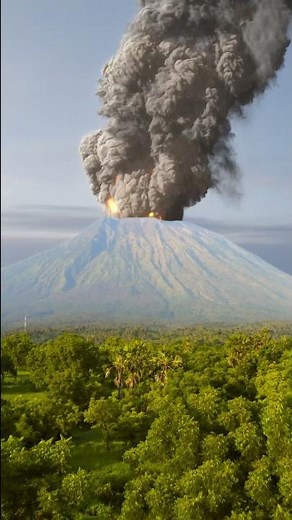 Explosive Volcano Eruption