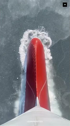 How Icebreaker Ships Conquer Frozen Oceans #learnerbytes