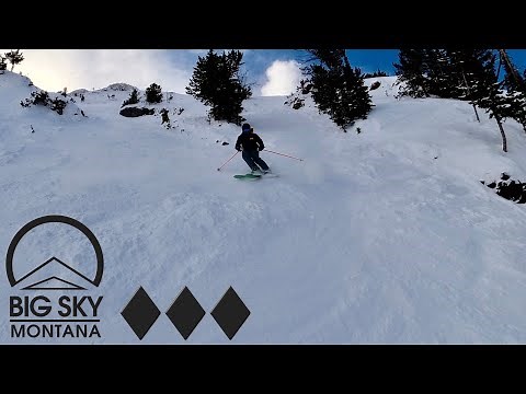 Skiing Our First Triple Black Diamond at Big Sky!