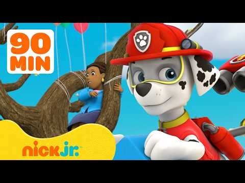 PAW Patrol Helps the Community ⛲️ ft. Marshall | 90 Minutes | Nick Jr.