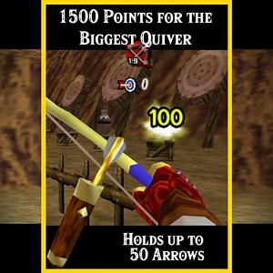 Getting the Biggest Quiver at the Horseback Archery Range - Legend of Zelda - Ocarina of Time[N64]
