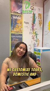 We are Davao Travel and Tours, of course hindi kami papahuli sa uso! 😆 Looking for a highly-trusted agency? Let's go travel with Davao Travel and Tours! ✈ We offer: Domestic & International Airlines Ticketing Domestic & International Tour Packages Group Travel & Corporate Trips Visa Assistance Ferry 2GO Travel Ticketing Educational Tour Pilgrimage Bus & Van Rental BOOK NOW! Contact Us: Website: davaotravelandtours.com Gmail: davaotravelandtours001@gmail.com Phone Number: 09262144315 Location: E