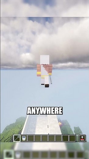 Insane Trident Travel Riptide 20 vs Riptide 255 in Minecraft #minecraft #minecrafttutorial