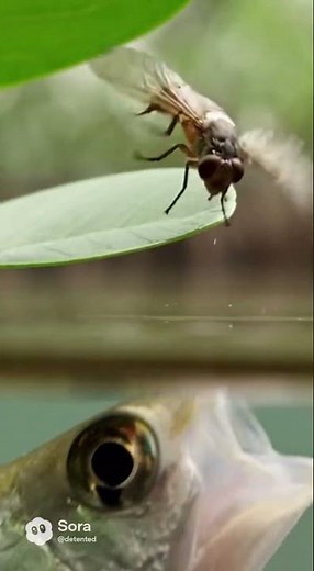 This fish, called an archerfish, shoots its prey with a jet of water like a sniper.
