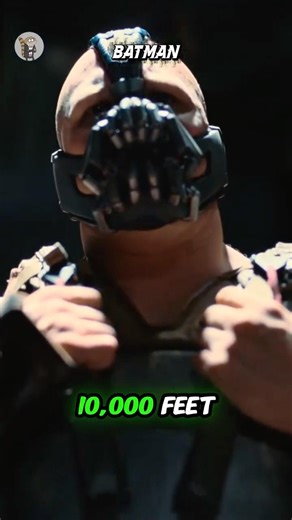 Did you know this scene was 100% REAL? ✈️😱 #batman