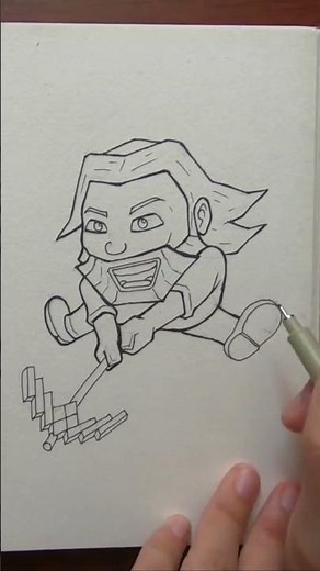 Drawing Minecraft Chibi Steve in 5 Minutes! Easy Tutorial