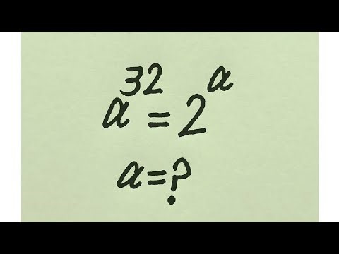 Harvard Admission Interview Trick | Find Value of a=? | Algebra Simplification
