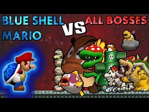 [TAS] Blue Shell Mario VS All Bosses | HD 60FPS