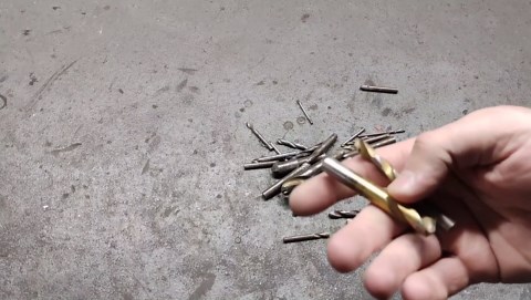 WOOTZ steel from old drills. Making a Viking seax!