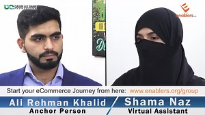 79K views · 1.1K reactions | Enablers Success Story | Shama Naz from Lahore. Watch out how Shama Naz from Lahore being as House Wife is Making Rs. 1 Lac 60 Thousand Rupees Per Month from Amazon. ---------- Start from eCommerce by Enablers www.enablers.org/start Ask Saqib Azhar: www.saqibazhar.net EVS Help: www.enablers.org/club | Enablers | Facebook