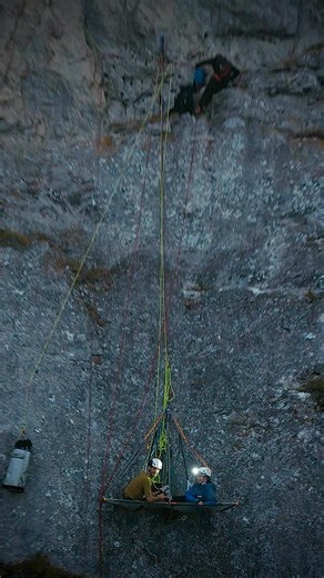 Dennis Schmelz on Instagram: "Sleeping on a portaledge high up in the Swiss mountains was definitely one of the highlights of this year. Shooting stars above us, the Milky Way glowing, and fog slowly rolling through the valley while we floated above it. It was definitely out of my comfort zone – not exactly comfy, but a real adventure. We didn’t sleep much, but it was an unforgettable night. Check out the full video on my YouTube channel. Schlafen auf einem Portaledge, hoch oben in den Schweizer