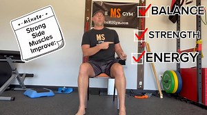 CORE: Chair Lateral Flexion In today’s movement skill practice, we’re going on improving LATERAL (side to side) SPINAL MOVEMENT. This movement is super important because it teaches your brain how to move into, control, and move out of side leaning. This is super important as many falls happen when we move into leaning to the side and aren’t able to move our trunk back to midline. When your brain is better and moving into LOTS of ranges of motion, your brain and trunk musculature gain strength, m