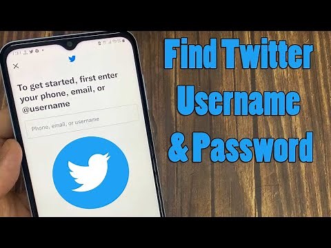 How to find Twitter username and password | Recover your twitter username and password (2023)
