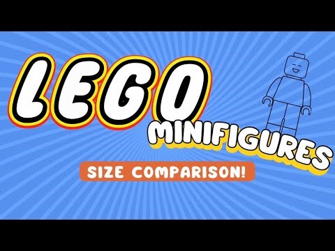 LEGO MINIFIGURES SIZE COMPARISON!