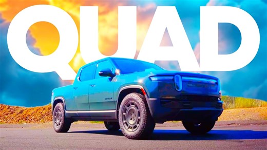 This R1T quad from Rivian is incredible