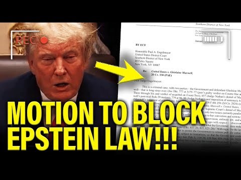 🚨Trump makes EMERGENCY FILING to BLOCK EPSTEIN LAW!!