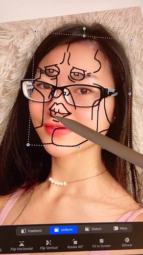 Making myself ✨handsome✨ #catdogfatness #perfectface #procreate #editing