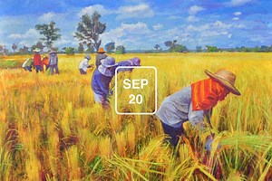 Life in Mukdahan inspires a fresh collection of paintings | Coconuts