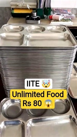 IITE Unlimited Food🤯#food #viral #youtubeshorts #cooking #trending #funny #comedy #aiims #iit #tmkoc