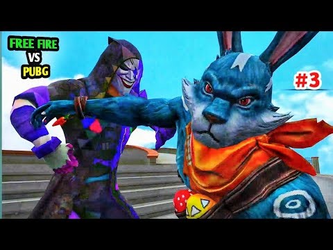 Free Fire 🔥 Vs Pubg 😈 || Part-3 || 3D Animation Video || Edited By One percent Gamer ♥️