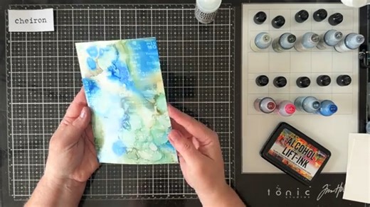 1.7K views · 38 reactions | MUST SEE! Cheiron Brandon is here to demonstrate how to use the new Tim Holtz Alcohol Ink colors! https://tinyurl.com/4mzfetum New Alcohol Inks: https://tinyurl.com/4mzfetum | SimonSaysStamp.com | Facebook