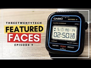 'CASIO F-91W' - Ep 9: Featured Faces ⌚️ (Apple Watch Series 1-6!) - Clockology Custom Watch Faces