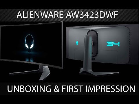 ALIENWARE AW3423DWF Unboxing & First Impressions