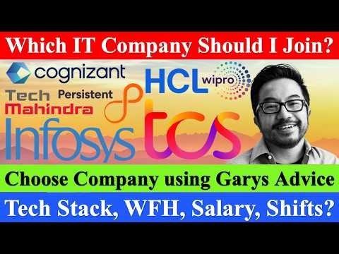 Which IT company to Join? TCS, Infosys, Wipro: Better Salary or Better Work? WFH #itjobs #jobs