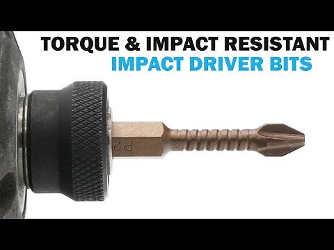Impact Driver Bits - Long Lasting Bits for High Torque Jobs | Fasteners 101